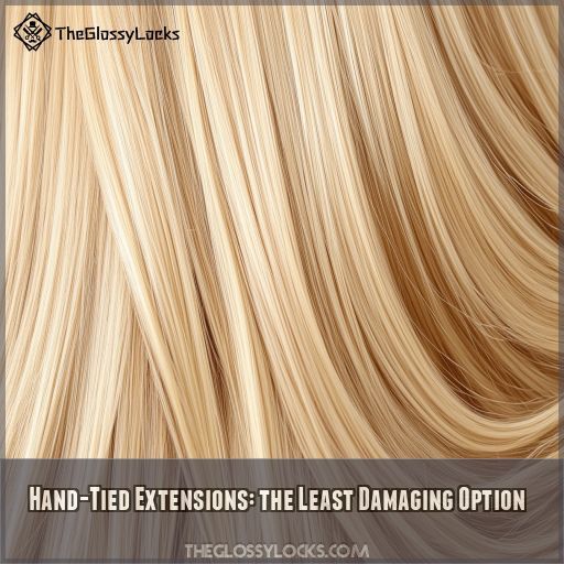 Hand-Tied Extensions: the Least Damaging Option