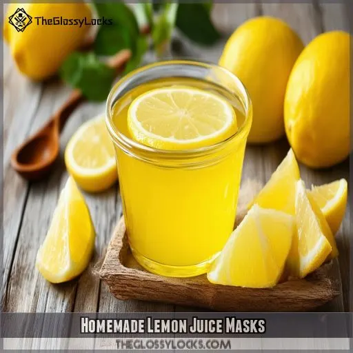 Homemade Lemon Juice Masks