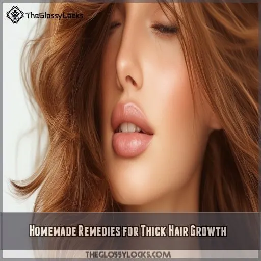 Homemade Remedies for Thick Hair Growth