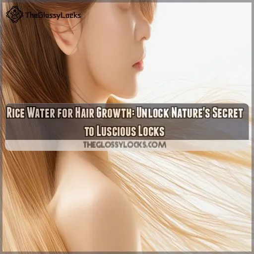 how do rice water help in hair growth