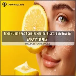 how do you get rid of acne with lemon juice