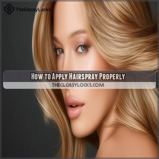 How to Apply Hairspray Properly
