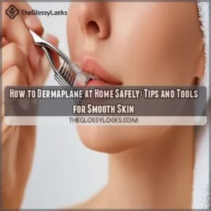 how to dermaplane at home safely