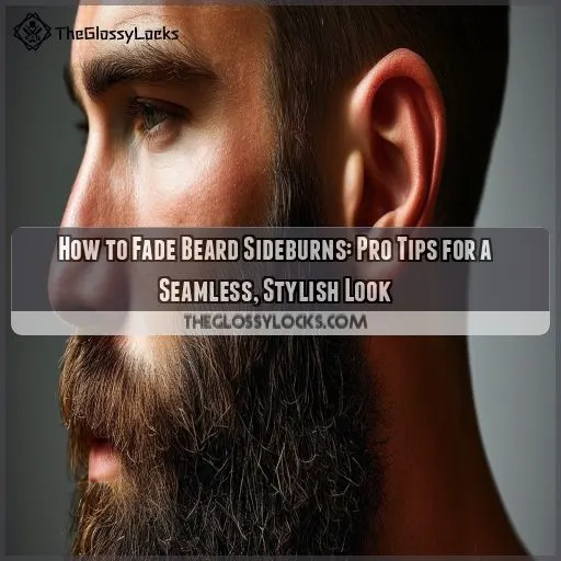 how to fade beard sideburns