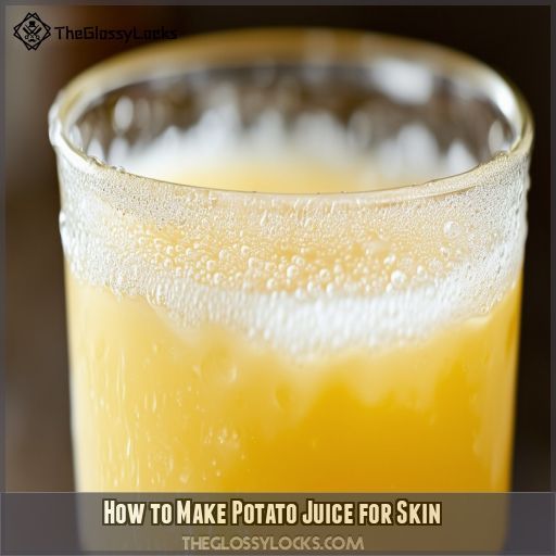 How to Make Potato Juice for Skin