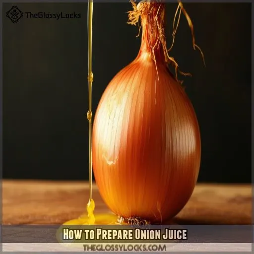 How to Prepare Onion Juice