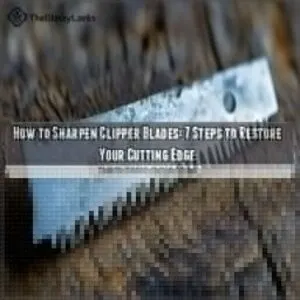 how to sharpen clipper blades