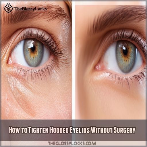 How to Tighten Hooded Eyelids Without Surgery