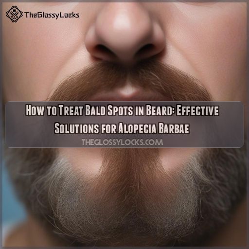 how to treat bald spots in beard