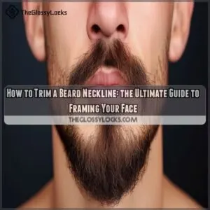 how to trim neckline beard