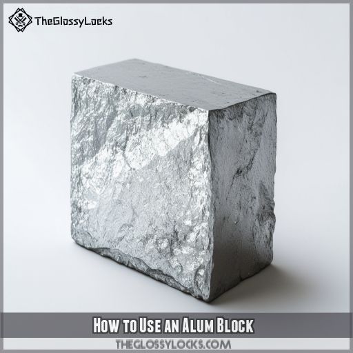 How to Use an Alum Block