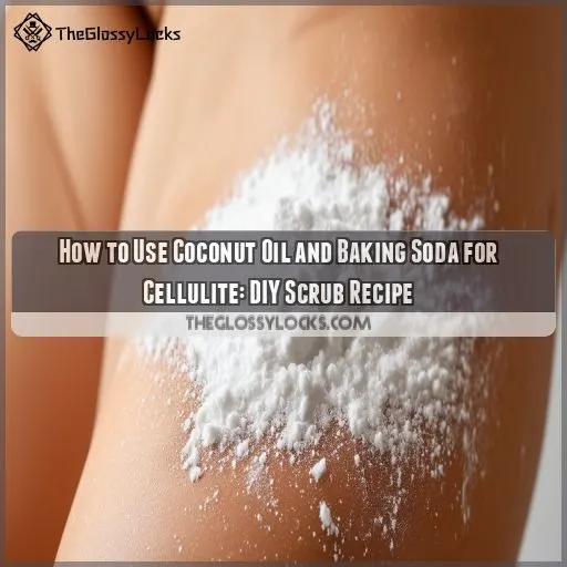 how to use coconut oil and baking soda for cellulite