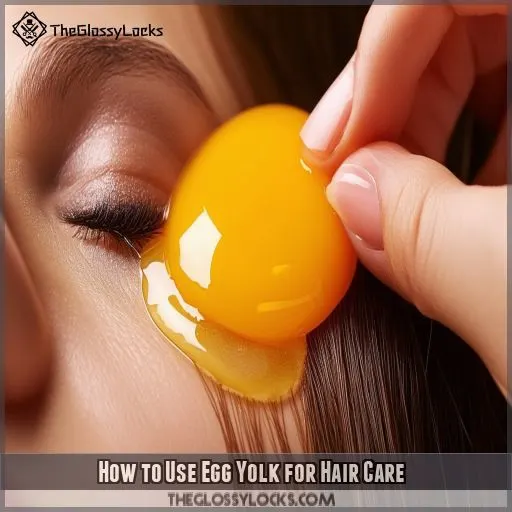 How to Use Egg Yolk for Hair Care