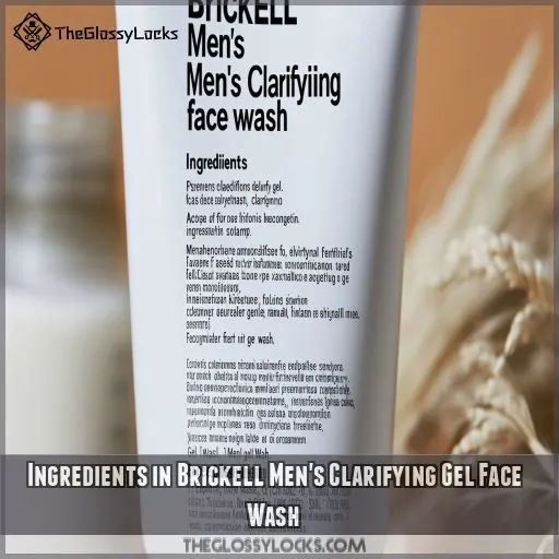 Ingredients in Brickell Men