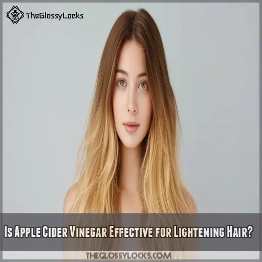 Is Apple Cider Vinegar Effective for Lightening Hair