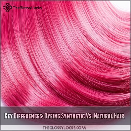Key Differences: Dyeing Synthetic Vs. Natural Hair