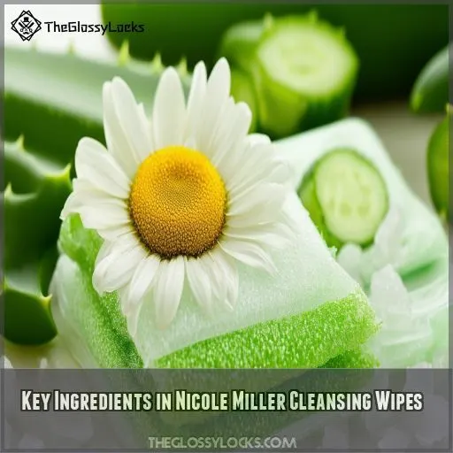 Key Ingredients in Nicole Miller Cleansing Wipes