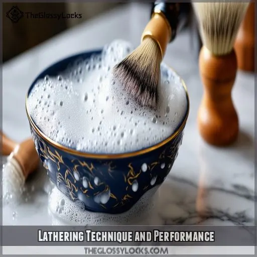 Lathering Technique and Performance