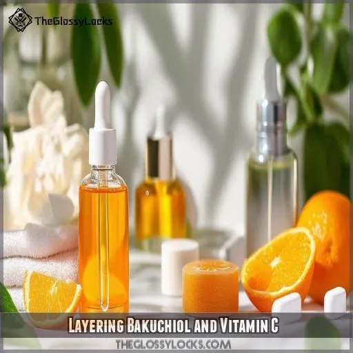 Layering Bakuchiol and Vitamin C