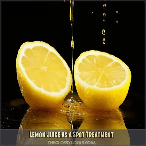 Lemon Juice as a Spot Treatment