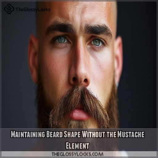 Maintaining Beard Shape Without the Mustache Element