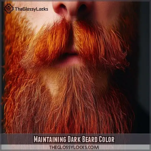 Maintaining Dark Beard Color Maintaining Dark Beard Color