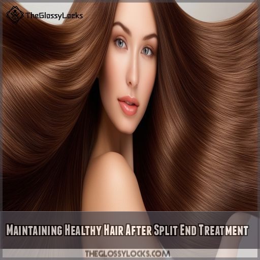 Maintaining Healthy Hair After Split End Treatment