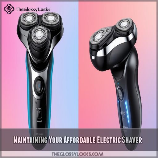 Maintaining Your Affordable Electric Shaver