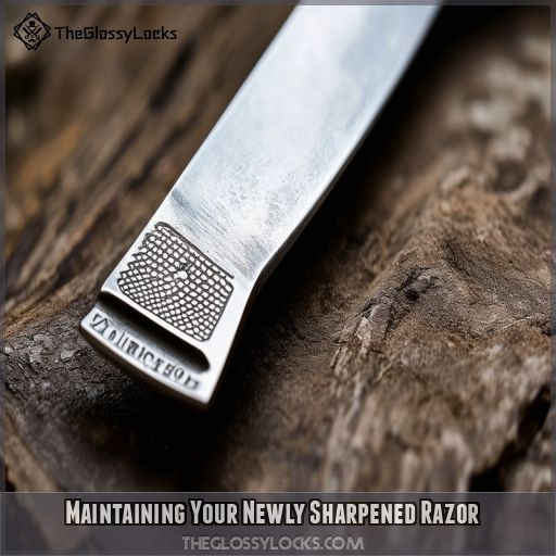 Maintaining Your Newly Sharpened Razor