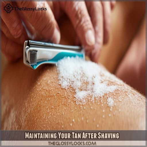 Maintaining Your Tan After Shaving