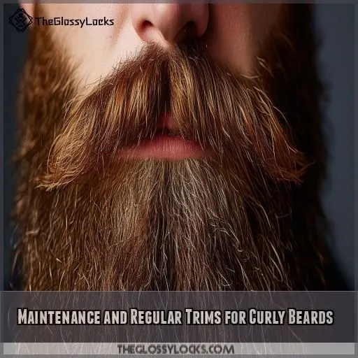 Maintenance and Regular Trims for Curly Beards