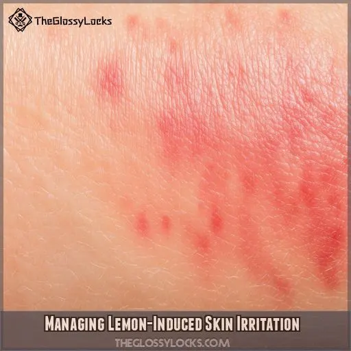 Managing Lemon-Induced Skin Irritation