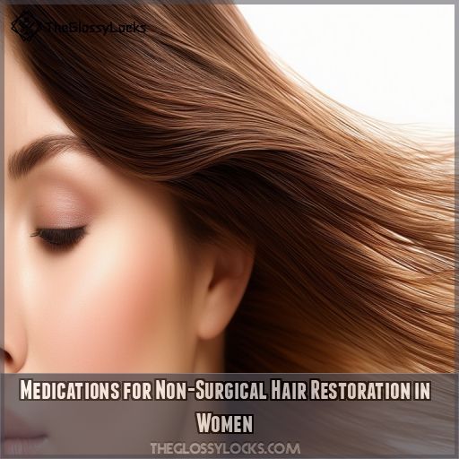 Medications for Non-Surgical Hair Restoration in Women