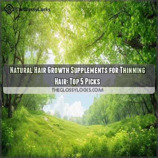 Various supplements for hair growth