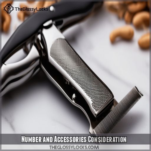 Number and Accessories Consideration