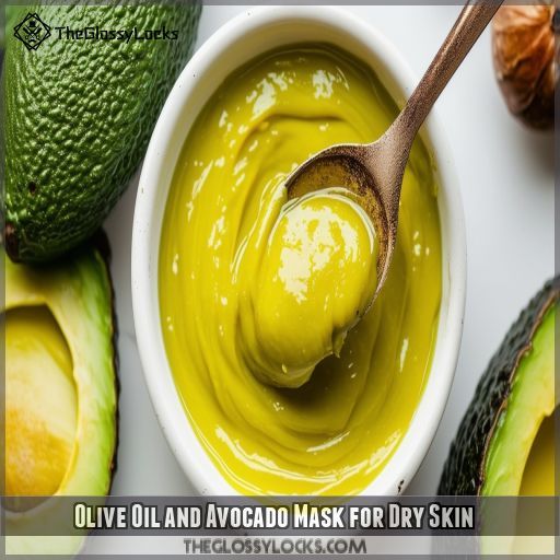 Olive Oil and Avocado Mask for Dry Skin