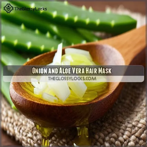 Onion and Aloe Vera Hair Mask