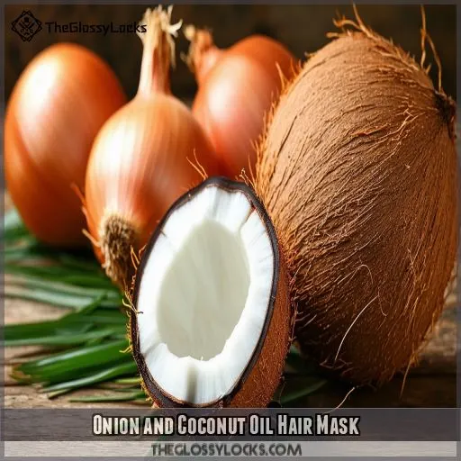 Onion and Coconut Oil Hair Mask