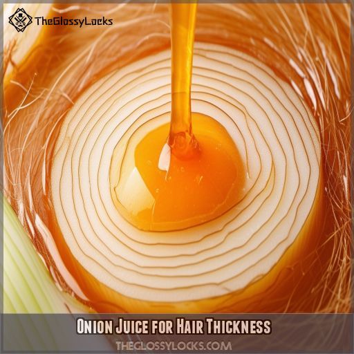 Onion Juice for Hair Thickness
