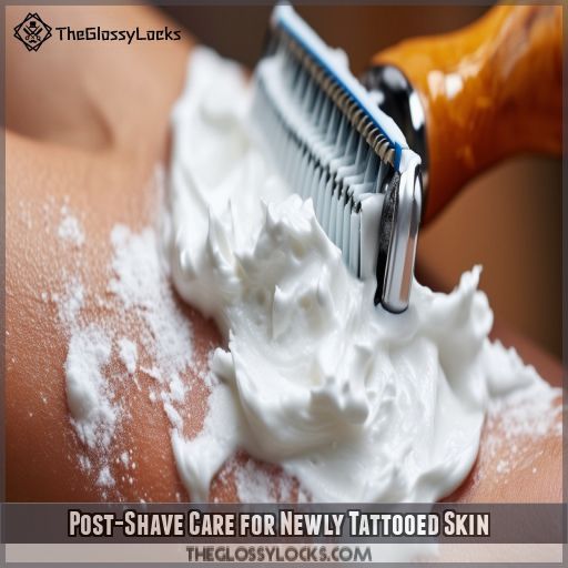 Post-Shave Care for Newly Tattooed Skin