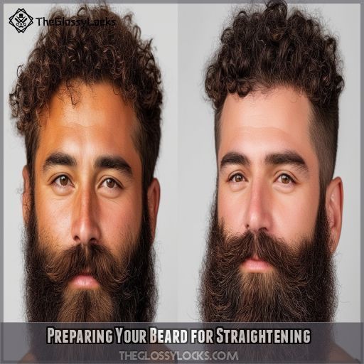 Preparing Your Beard for Straightening
