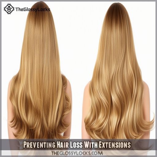 Preventing Hair Loss With Extensions