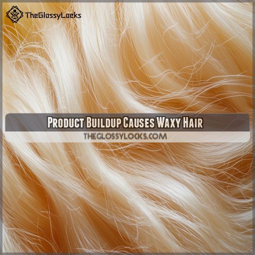 Product Buildup Causes Waxy Hair