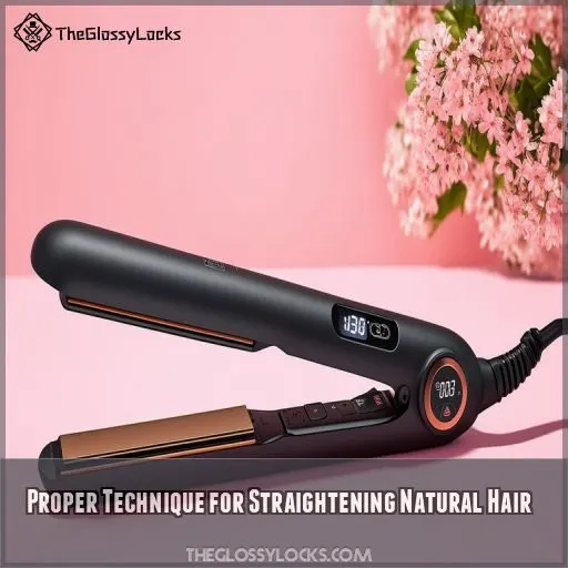 Proper Technique for Straightening Natural Hair