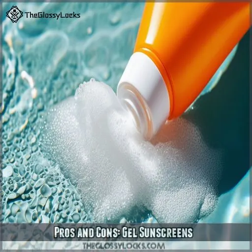 Pros and Cons: Gel Sunscreens