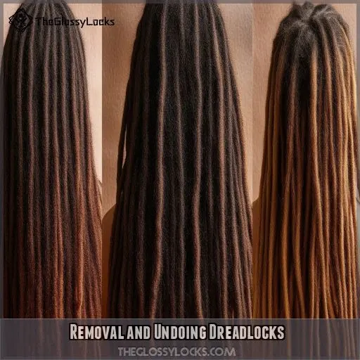 Removal and Undoing Dreadlocks