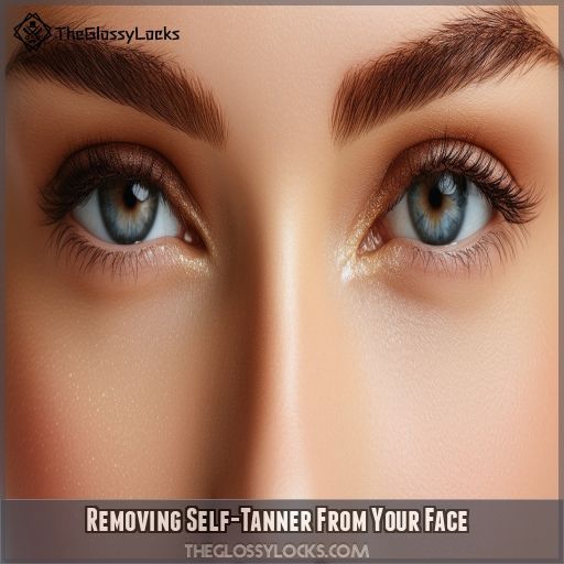 Removing Self-Tanner From Your Face