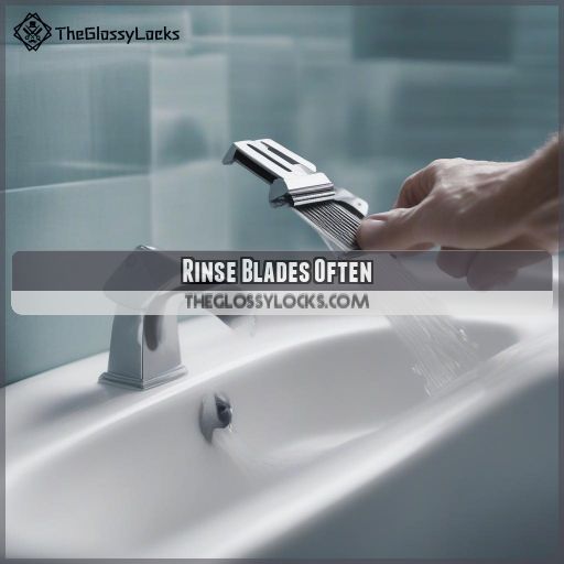 Rinse Blades Often