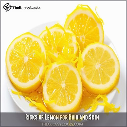 Risks of Lemon for Hair and Skin