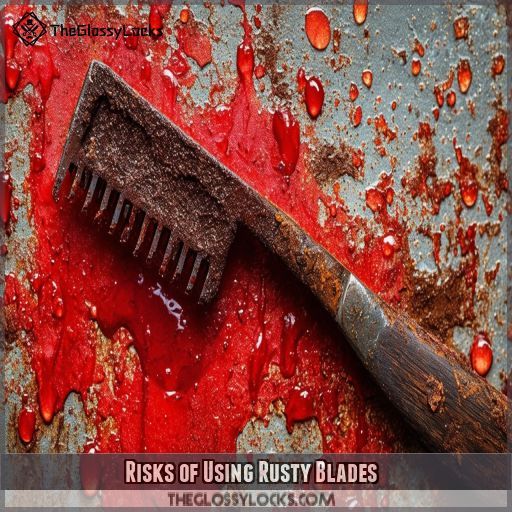 Risks of Using Rusty Blades